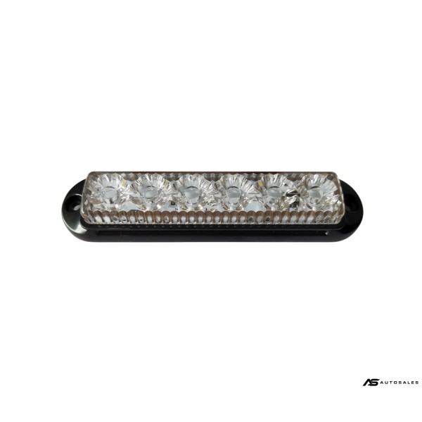 LED аварийна / сигнална лампа (Flash) – Бяла 6 Диода 4 режима 12V-24V