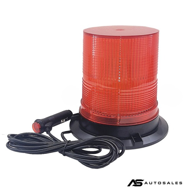 80 LED Лед Сигнална Лампа XL 17cm Аварийна Маяк Буркан 12V 24V С Болтово Захващане