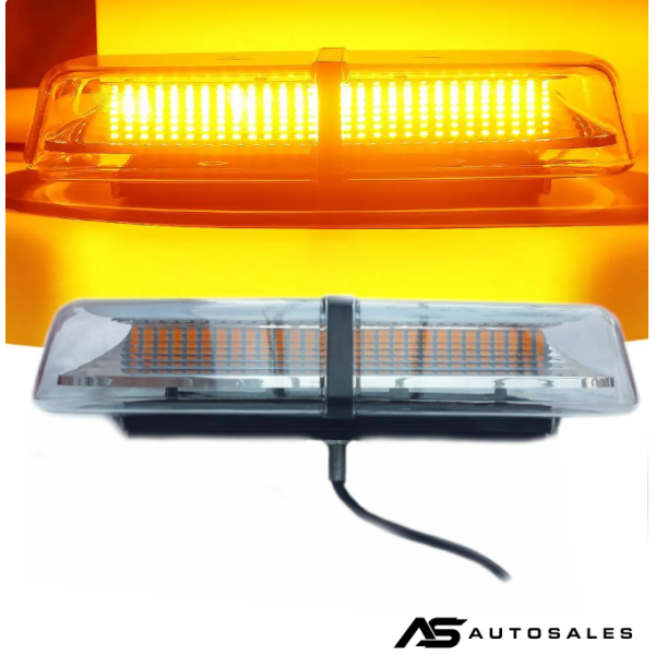 12V 24V Лед Led Аварийна Сигнална Лампа Маяк Буркан 72 Диода с 8 режима бяло стъкло с болтово захващане За Пътна Помощ Платформа Снегорин и др.