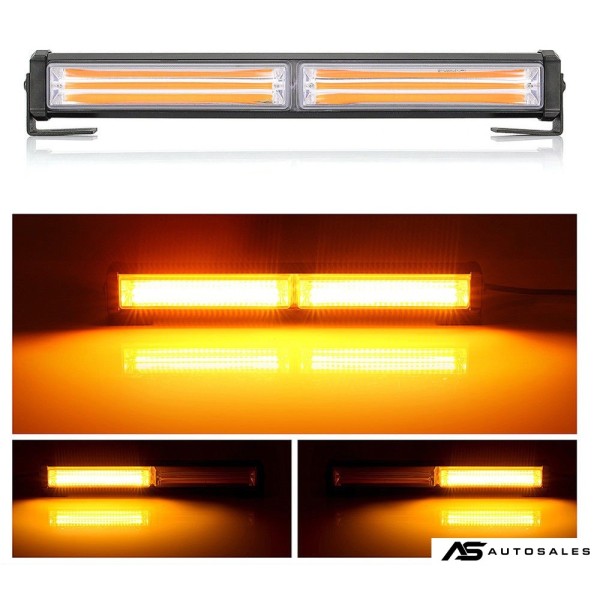 30 Cm Сигнална Аварийна Блиц Маяк Led Бар Лампа Пътна Помощ Платформа 12V-24V 36W