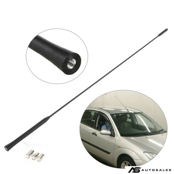 FM/AM Радио Антена За Ford Transit Mondeo Fiesta Focus с 3 адаптора 55см