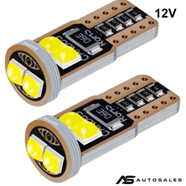 Диодни крушки 3031 6SMD - 12V 2бр/к-т