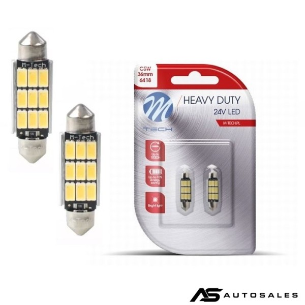 Диодни Крушки 24V Канбъс - LB9815W 36мм