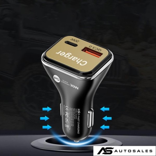 Адаптер за запалка с 2 USB порта 20W - 2458