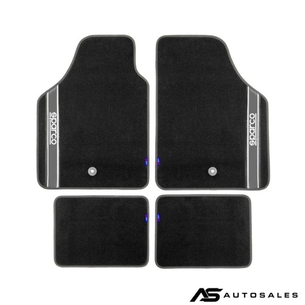 Универсални мокетни стелки Sparco - 03763BAR със сиво