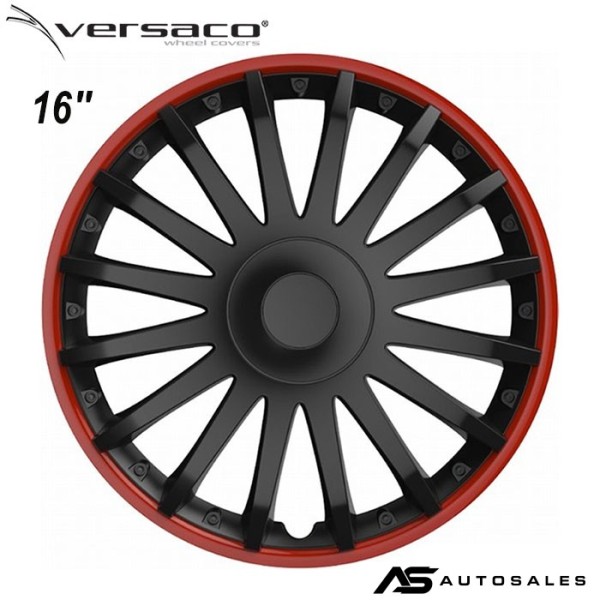 Тасове за джанти 16'' Versaco Crystal RO Black