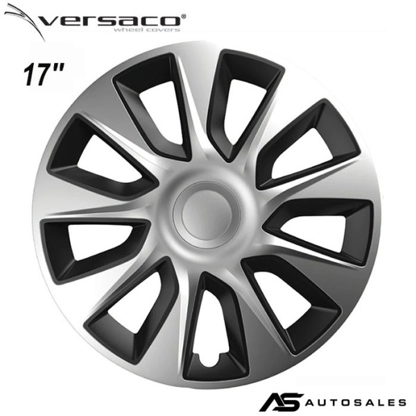 Тасове за джанти 17'' Versaco Stratos Silver / Black
