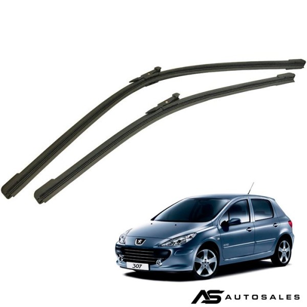 Предни чистачки съвместими с Peugeot 307 (04-07) / Citroen C4 (04-10) 2бр/к-т